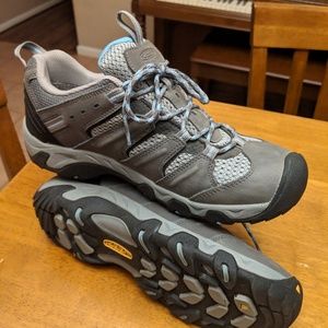 Keen Waterproof Hiking Shoe Women's Blue/Gray 10